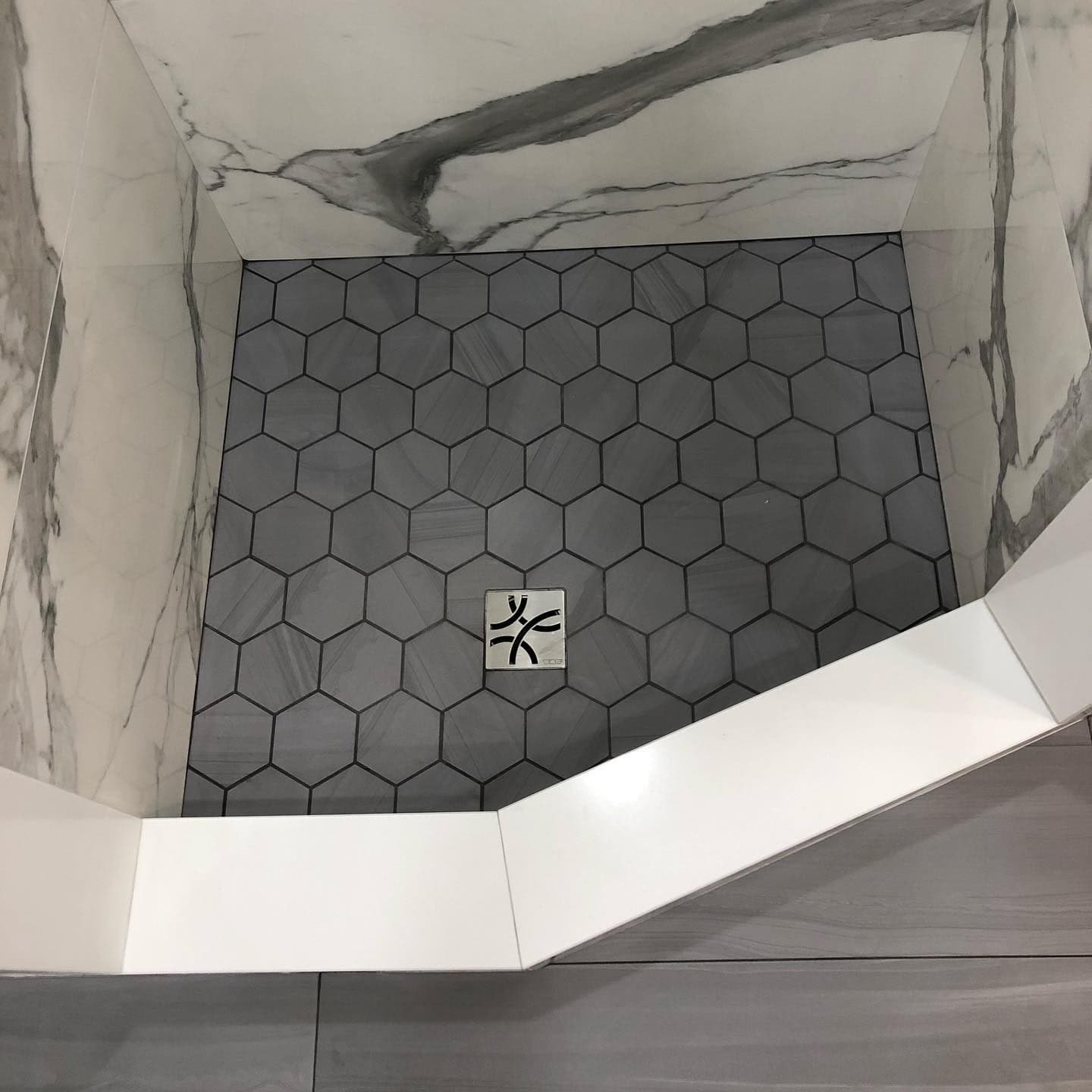 Hexagon Mosaic Floor — Floors in Riverdale, Toronto