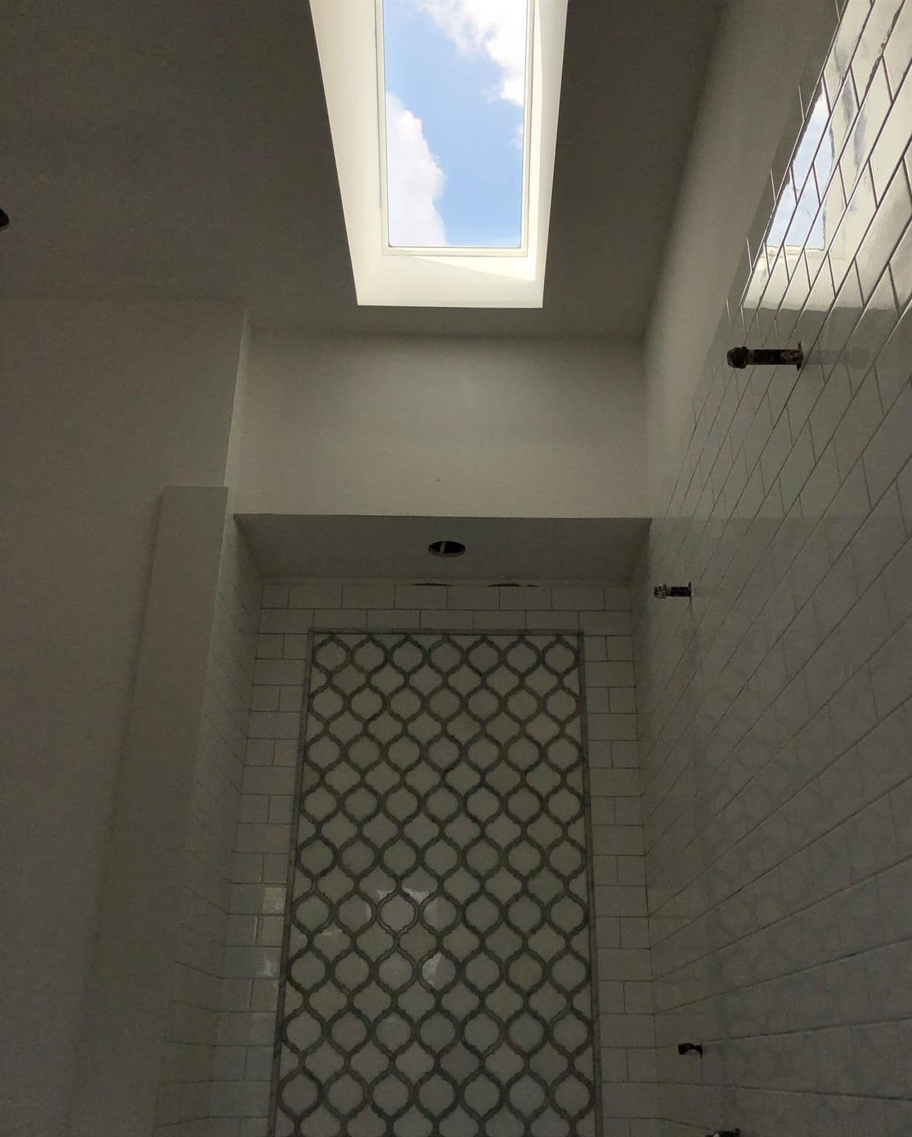 Skylit Subway-Tile Shower — Showers in Toronto, ON